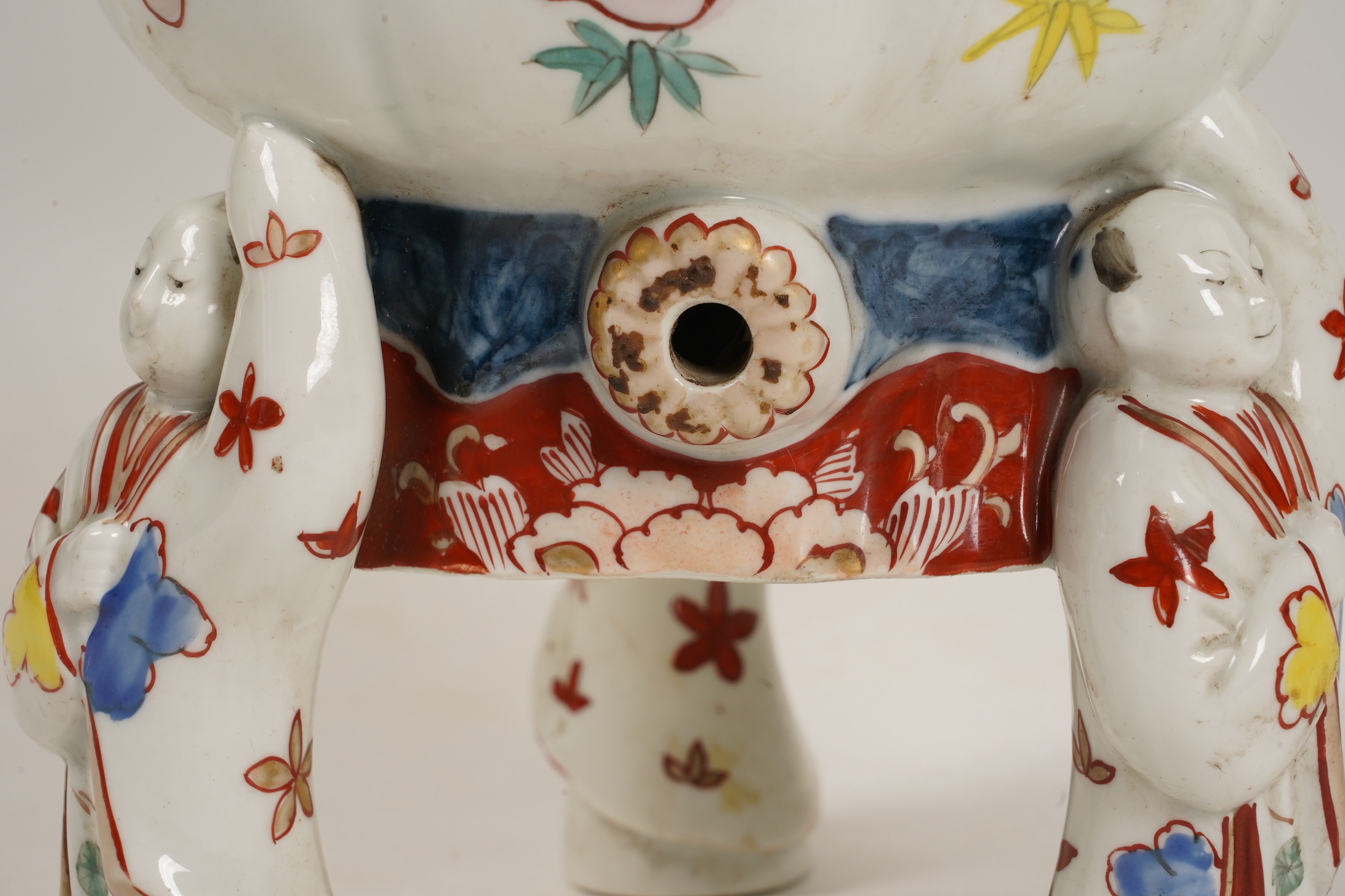 A Samson Imari coffee pot, modelled on an Arita design